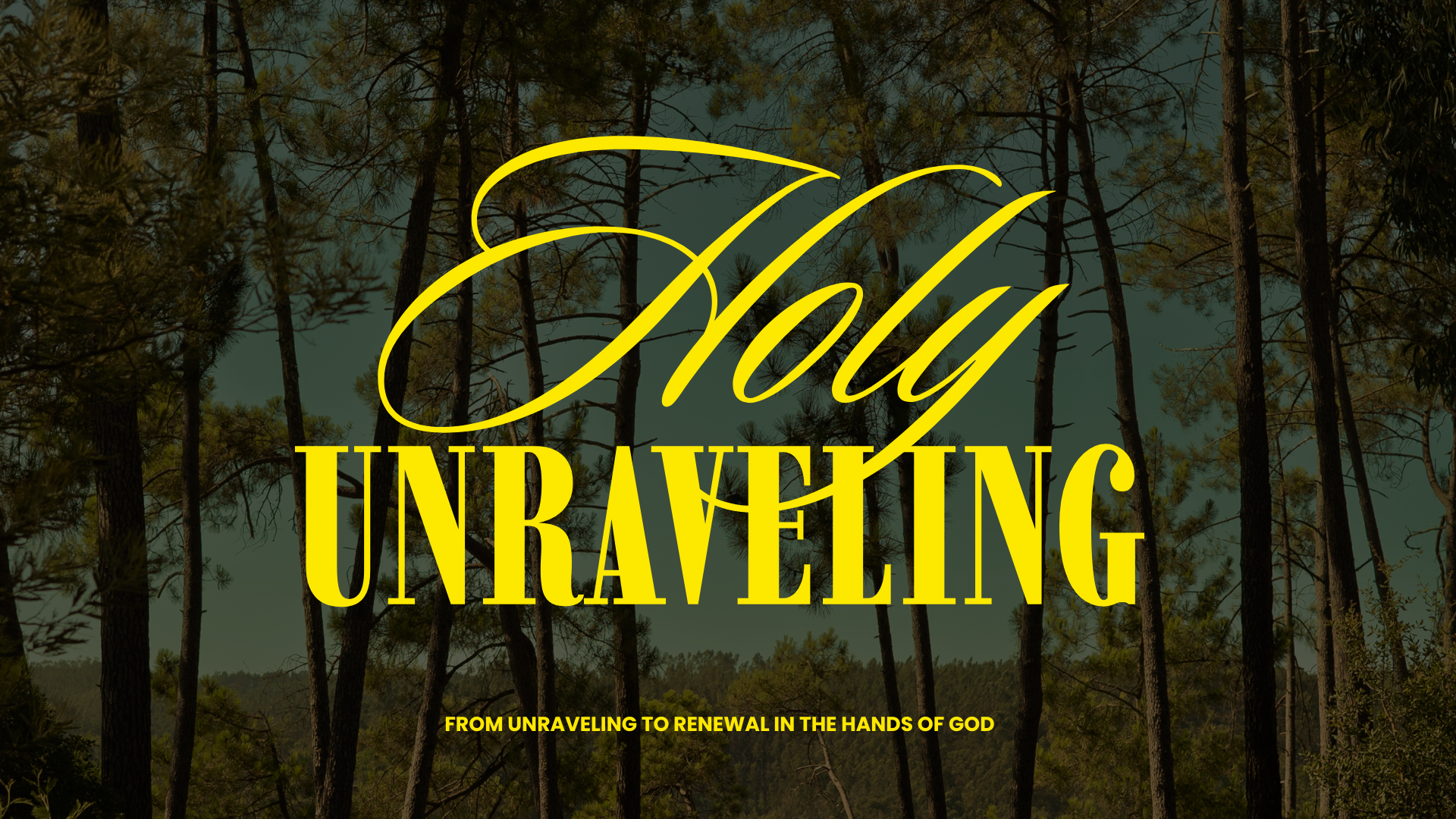 Holy Unraveling – Christian Nationalism
